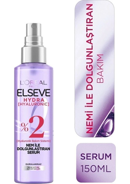 Hydra [hyaluronic] Nem Dolduran Şampuan 360ML Nem Ile Dolgunlaştıran Serum 150ML Seti