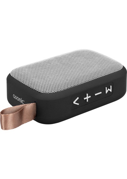 AS-02 Gümüş Bluetooth 3W TF/USB Destekli Speaker