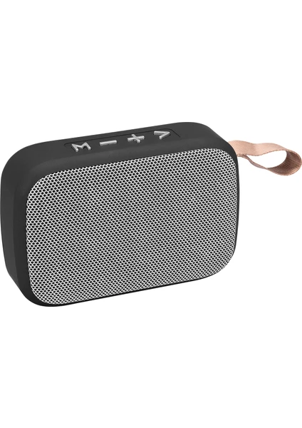 AS-02 Gümüş Bluetooth 3W TF/USB Destekli Speaker