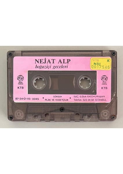 Nejat Alp - Boğaziçi Geceleri Kaset