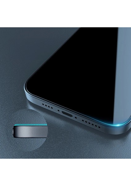 Apple iPhone 14 Zebana Darbeye Dayanıklı Anti Statik Temperli Hayalet Cam Ekran Koruyucu Siyah modelleri