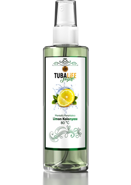 Tubalıfe Mentollü Ferahlatıcı Limon Kolonyası 100 ml