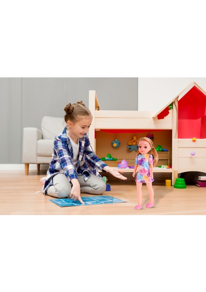 Elissa Türkçe Konuşan 45 cm Boyutlu Et Bebek