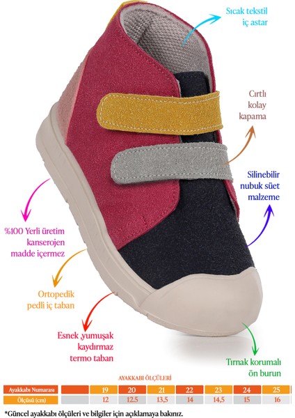 Mufasa İlk Adım Cırtlı Kız Bebek Günlük Bot Ayakkabı fiyatları