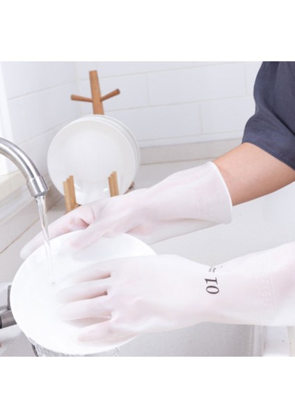 Bir Stil L Boyutu Mutfak Bulaşık Yıkama Eldiveni Ev Bulaşık Eldiveni Kauçuk Eldiven Giysi Yıkama Temizlik Eldiveni Bulaşık Yıkama Eldiveni Için (Yurt Dışından)