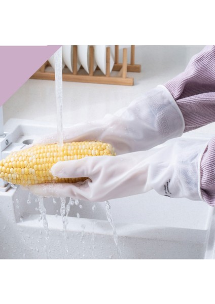 Bir Stil L Boyutu Mutfak Bulaşık Yıkama Eldiveni Ev Bulaşık Eldiveni Kauçuk Eldiven Giysi Yıkama Temizlik Eldiveni Bulaşık Yıkama Eldiveni Için (Yurt Dışından) fırsatları