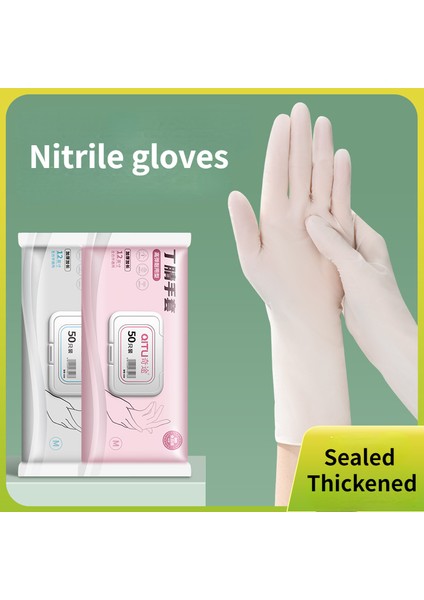 12IN Beyaz 30 Adet Tarzı L Boyutu Nitril Lateks Eldiven Gıda Sınıfı Dayanıklı Eldiven Tek Kullanımlık Güzellik Ev Temizlik Mutfak Pişirme Fırınlama Eldiveni (Yurt Dışından) fiyatları