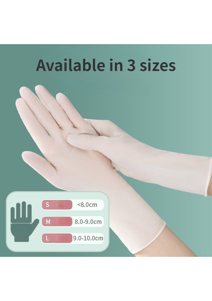 12IN Beyaz 30 Adet Tarzı L Boyutu Nitril Lateks Eldiven Gıda Sınıfı Dayanıklı Eldiven Tek Kullanımlık Güzellik Ev Temizlik Mutfak Pişirme Fırınlama Eldiveni (Yurt Dışından) fırsatları
