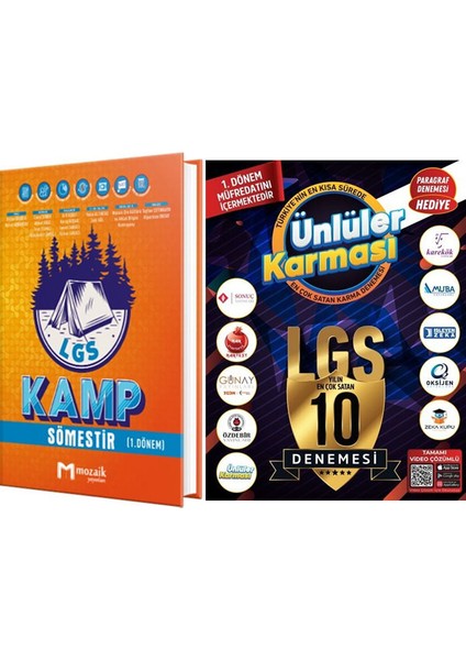 8. Sınıf LGS Kamp Sömestır 1. Dönem – 10’lu Deneme