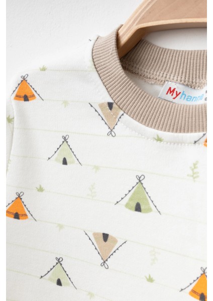 Çadır Desenli Uzun Kol Pijama Takımı 74165 fiyatları