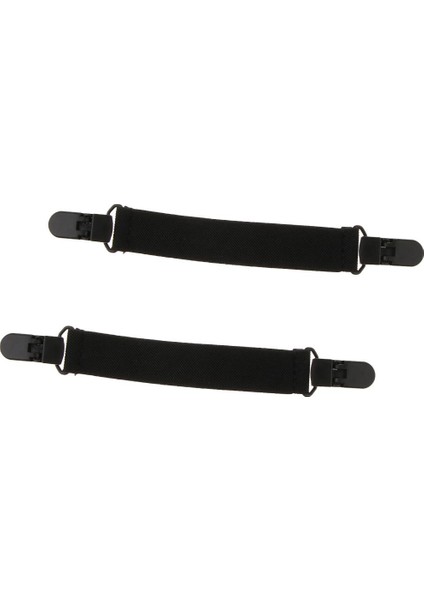 2x Sağlam Ayarlanabilir Önyükleme Askıları Pantolon Üzengi Çarşaf Için Ağır Hizmet Klipleri (Yurt Dışından)