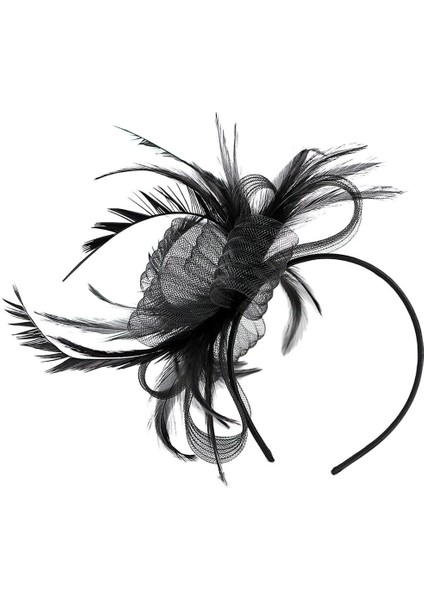 Kadın Tüy Fascinator Saç Bandı Parti Başlığı Şapkalar (Yurt Dışından) fırsatları