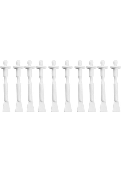 10 Çubuk Aplikat Spatula Kılı Temizleme Çubuğu - Kullanım - 1,5 x 9 cm (Yurt Dışından)
