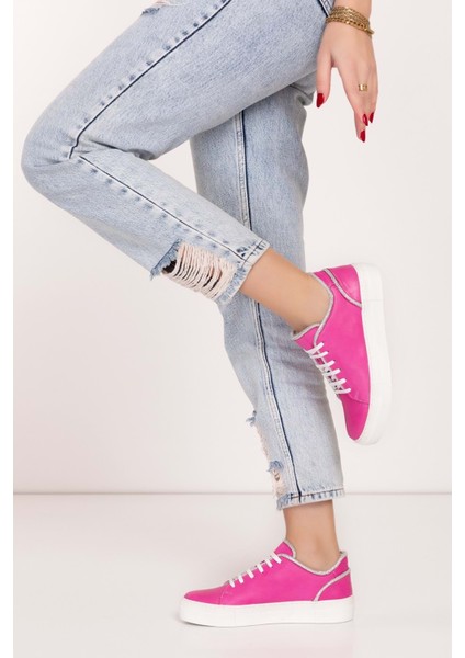 Taş Detay Anatomik Taban Spor Ayakkabı ALS.1358 - Barbie - 41 modelleri