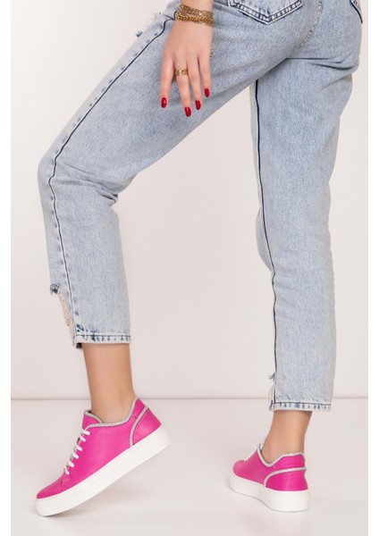 Taş Detay Anatomik Taban Spor Ayakkabı ALS.1358 - Barbie - 41 fırsatları