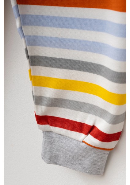 Çizgili Uzun Kol Pijama Takımı 74162 modelleri