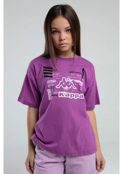 Kız Çocuk Mor Tişört