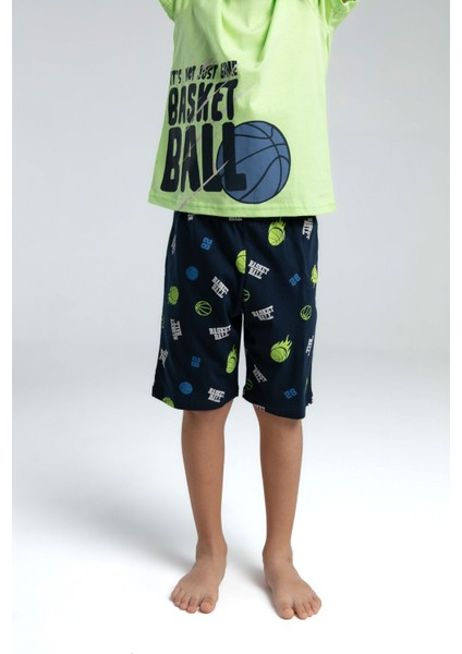 Erkek Çocuk Yeşil Bermuda Takım modelleri