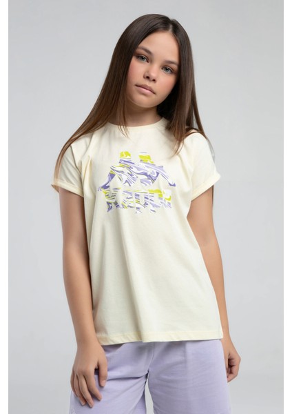 Kız Çocuk Sarı Tişört