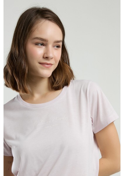 Kadın Pembe Kısa Kol Pijama Takım fırsatları