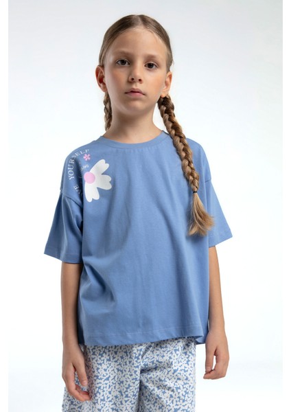 Kız Çocuk Mavi Şort Takım fiyatları