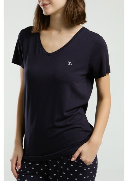 Kadın Lacivert Kapri Takım fırsatları