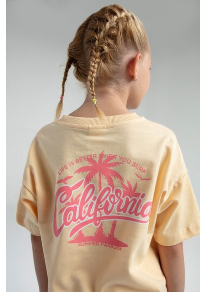 Kız Çocuk Krem Bermuda Takım fiyatları