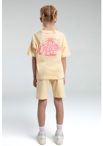 Kız Çocuk Krem Bermuda Takım fırsatları