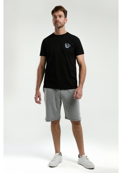 Erkek Siyah Bermuda Takım modelleri