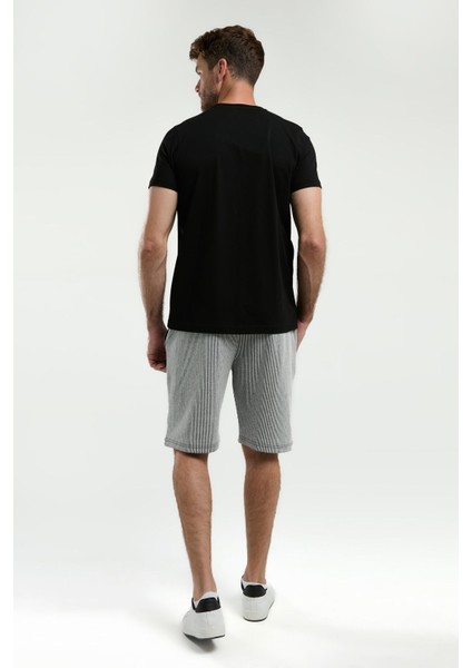 Erkek Siyah Bermuda Takım indirimleri