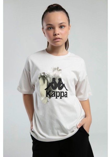 Kız Çocuk Krem Tişört modelleri