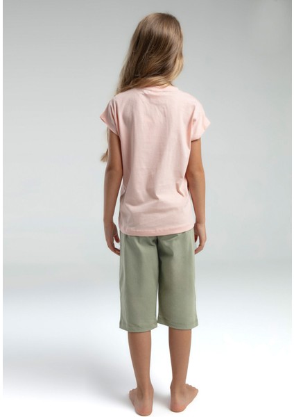 Kız Çocuk Pembe Kapri Takım fırsatları