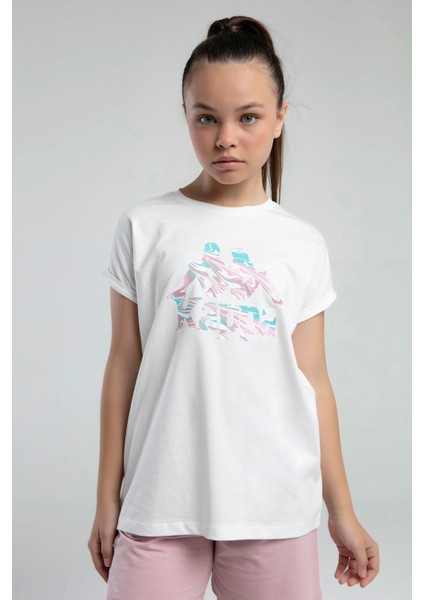 Kız Çocuk Beyaz Tişört