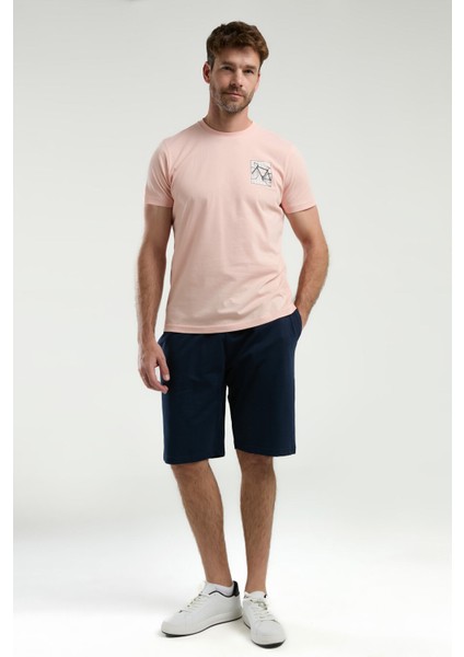 Erkek Pembe Bermuda Takım modelleri