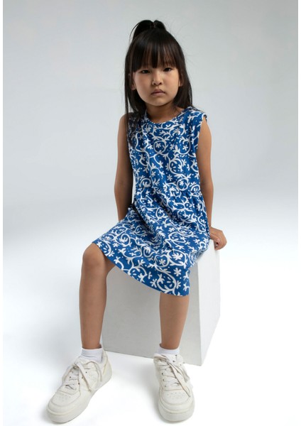 Kız Çocuk Mavi Elbise fiyatları