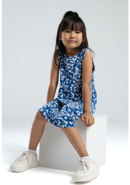 Kız Çocuk Mavi Elbise modelleri