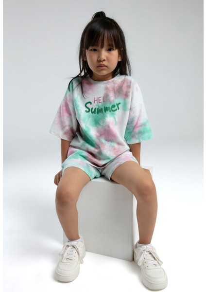 Kız Çocuk Beyaz Şort Takım modelleri