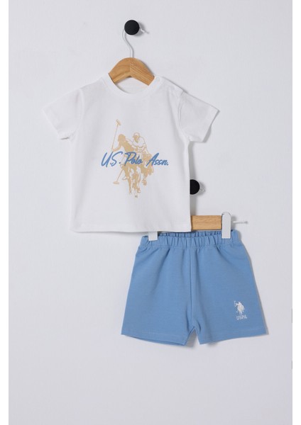 U.S. Polo Assn.. Erkek Bebek Beyaz Bebek Takım