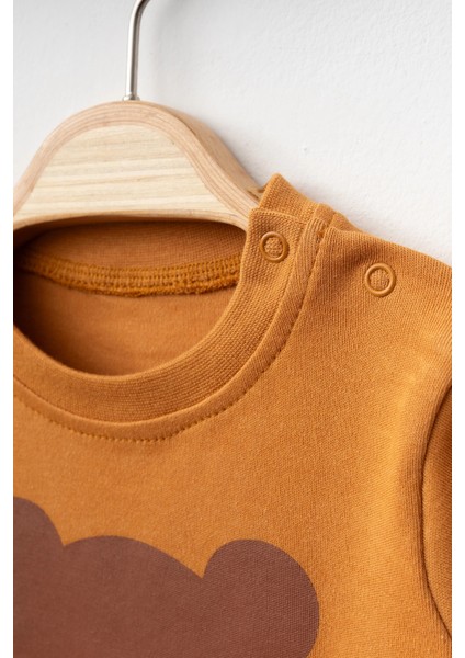 Ayıcık Baskılı Erkek Bebek Pijama Takımı 2006 modelleri