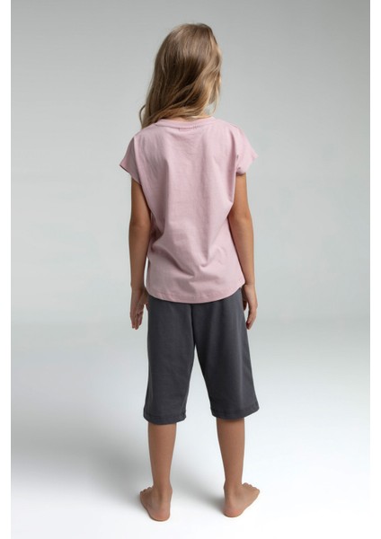 Kız Çocuk Pembe Kapri Takım indirimleri