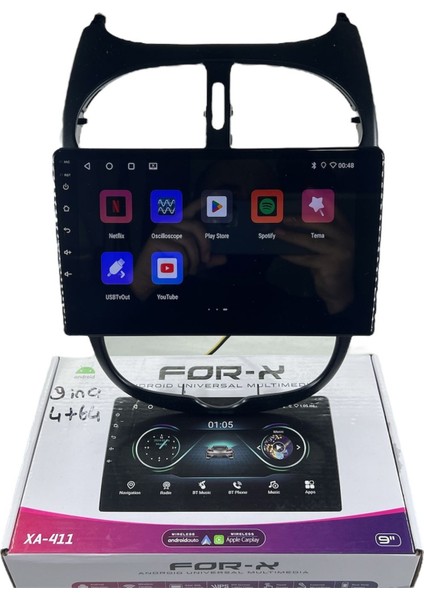 Peugeot 206 2006-2011 Forx 4-64 Profesyonel Oem Multimedia