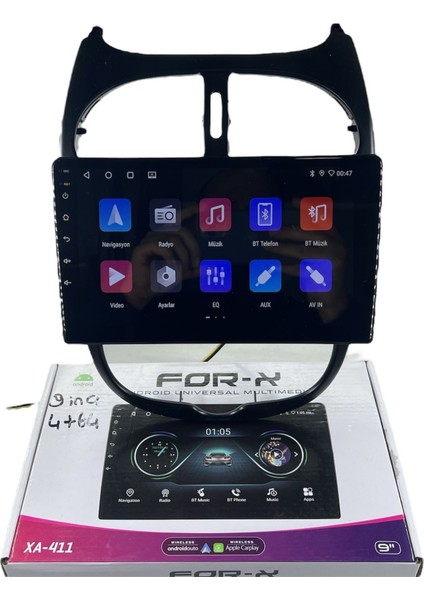 Peugeot 206 2006-2011 Forx 4-64 Profesyonel Oem Multimedia