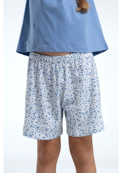 Kız Çocuk Mavi Şort Takım fırsatları