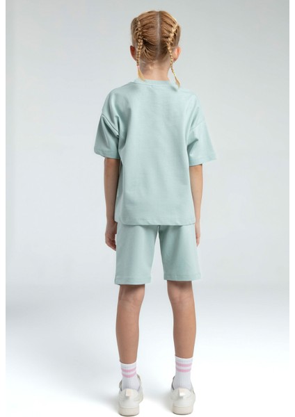 Kız Çocuk Yeşil Bermuda Takım fırsatları