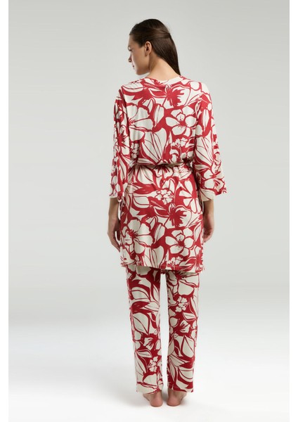 Kadın Kırmızı Pijama Takım modelleri