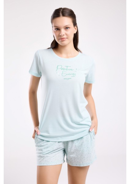 Kadın Yeşil Şort Takım