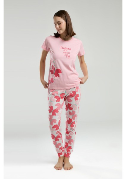 Kadın Turuncu Kısa Kol Pijama Takım modelleri