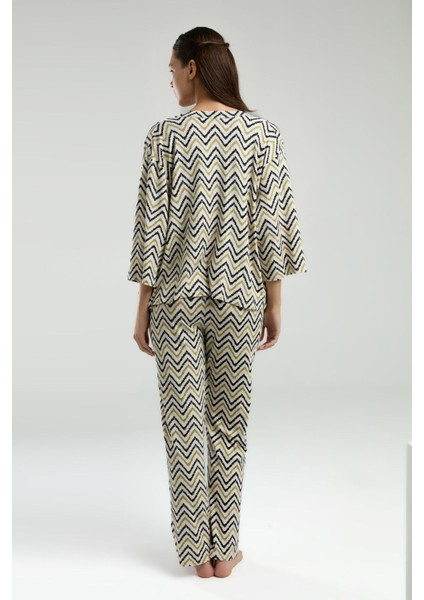 Kadın Yeşil Pijama Takım