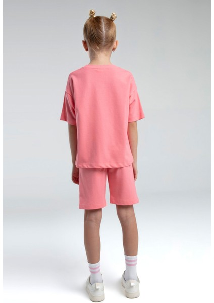 Kız Çocuk Pembe Bermuda Takım fırsatları