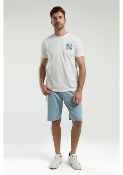 Erkek Beyaz Bermuda Takım modelleri